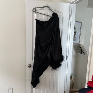 Fashion Nova Black Midi Dress